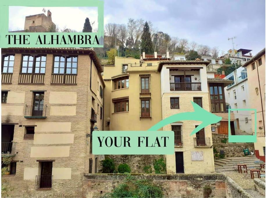 Апартаменти Cosy Flat / Literally At The Foot Of Alhambra Гранада Екстер'єр фото